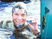 دنیا کی صف اول کی غوطہ خور مولشا نووا زندہ سمندر سے باہر نہ آسکیں