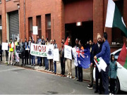 کارکنوں کی گرفتاریوں کے خلاف آسٹریلیا اور امریکا میں متحدہ کے مظاہرے