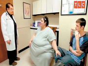 گوشت کے پہاڑ کو شوہر نے وزن کم کرنے سے روک دیا