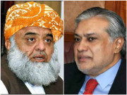 اسحاق ڈار کی فضل الرحمن کو ایم کیو ایم کے جائز مطالبات ماننے کی یقین دہانی