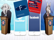 امریکی الیکشن مہم سماجی میڈیا پر