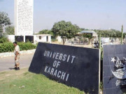 جامعہ کراچی میں سلور جوبلی گیٹ سے باہر یونیورسٹی روڈ پر چارجڈ پارکنگ شروع