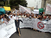 ود ہولڈنگ ٹیکس کے خلاف تاجروں کی ہڑتال