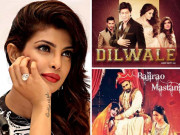 ’’باجی راؤ مستانی‘‘ اور ’’دل والے‘‘ کے باکس آفس تصادم نے پریانکا کو پریشان کر دیا