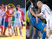 حریف فٹبالرکو سر سے ٹکر بیٹا بھی زیڈان کے نقش قدم پر چل پڑا