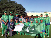 انڈر 19کرکٹ  پاکستانی’’بچے‘‘ گر کر سنبھل گئے پہلی پوزیشن پالی