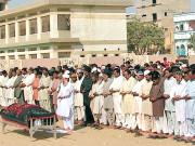 نارتھ ناظم آباد میں جعلی مقابلے میں ہلاک نوجوان سپرد خاک