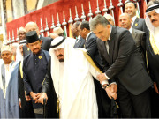 فرانسیسی صدر کی شاہ عبداﷲ سے ملاقات 