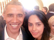 ملائکہ شراوت کی بارک اوباما سے ملاقات