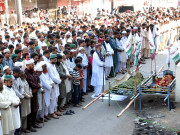 دہشتگردی میں جاں بحق مذہبی تنظیم کے کارکن سپرد خاک 