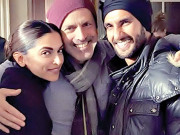 رنویر سنگھ دیپکا کو ہیپی ویلنٹائن ڈے کہنے ہالی ووڈ جا پہنچے