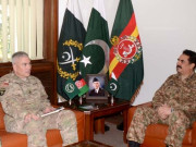آرمی چیف جنرل راحیل شریف سے افغانستان میں امریکی افواج کے سربراہ کی الوداعی ملاقات