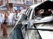 پشاور قصہ خوانی بازار میں خود کش حملہ ایس پی سمیت8جاں بحق  30زخمی