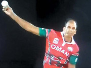 اومان کے بھوپالی فاسٹ بولرمونس انصاری نے مالنگا کا انداز اپنالیا