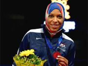 ابتہاج محمد فینسنگ کے لیے منتخب ہونے والی پہلی امریکی مسلمان