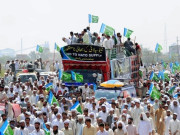 لبیک یا رسول اللہ لانگ مارچ12 نومبرکو کراچی پہنچے گا 