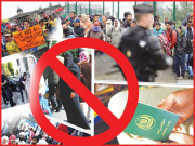 گوروں نے لگا دیا نعرہ   برطانیہ میں آنا منع ہے