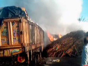 مظفرگڑھ میں آئل ٹینکر کو آگ لگنے سے 6 افراد جاں بحق
