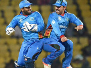 ویسٹ انڈیز کی ناکامی کے باوجود کرس گیل کا افغان ٹیم کے ساتھ جشن