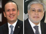 وزارت خزانہ نے اسحاق ڈار سے ملاقات کا پاناما کے وزیر کا دعویٰ بے بنیاد قرار دے دیا