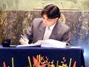 موسمیاتی تبدیلیوں کے عالمی معاہدے پر دستخط