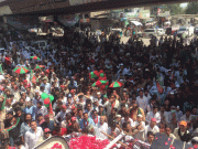 تحریک انصاف کا کراچی سے کرپشن مٹاؤ ملک بچاؤ مارچ کا آغاز