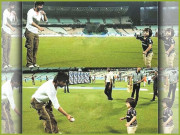 شاہ رخ خان نے اپنے چھوٹے بیٹے ابرام کو کھیلوں سے متعارف کرا دیا