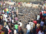 بنگلہ دیش غریبوں کی بستی میں آتشزدگی 11افراد ہلاک متعدد زخمی   