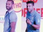 یوراج سنگھ ’گبر‘ اور شیکھر دھون ٹیکسی ڈرائیور بن گئے