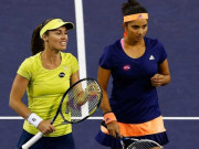 فرنچ اوپن ویمنز ڈبلز  ثانیہ مرزا اور مارٹینا ہنگز کا قصہ تیسرے راؤنڈ میں تمام