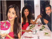 شلپاکی41 ویں سالگرہ راج کندراکی بیوی کیلیے خفیہ تقریب