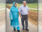 نواز شریف کی صحت مزید بہتر اہلیہ کے ساتھ ہائیڈ پارک میں چہل قدمی