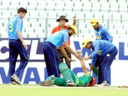 تسکین کا باؤنسر گردن پرلگنے سے سہروردی زخمی اسپتال میں داخل