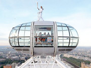 سفر کے65 ویں روز اولمپک ٹارچ نے ’ لندن آئی‘ کی سواری کا لطف بھی اٹھالیا