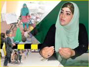 سڑک کنارے روشن ہوئیں علم کی شمعیں۔۔۔