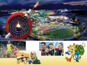 رنگوں کے خیمے میں ایک کھڑکی خبروں کی