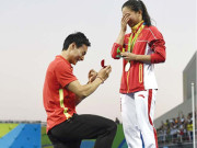 چینی ڈائیور نے اپنی دوست کو پوری دنیا کے سامنے شادی کا پیغام دیدیا