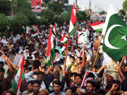 عوامی تحریک کی قصاص ریلی کا لیاقت باغ سے آغاز