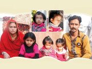 تین بیمار و معذور بچیاں غربت اپنوں کی سنگ دلی