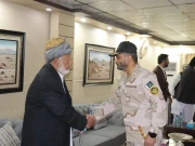 ڈائریکٹر جنرل اینٹی نارکوٹکس کا بلوچستان میں انسداد منشیات مہم کے سلسلے میں دورہ