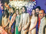 جاناں ملک اورنعمان کاولیمہشوبزشخصیات کی بڑی تعدادشریک ہوئی 