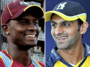 ویسٹ انڈین کپتان شعیب ملک کے گن گانے لگے