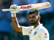 اندور ٹیسٹ ویرات کوہلی کا بیٹ پھر رنز اگلنے لگا