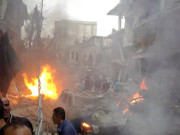 شامی فضائیہ کی فلسطینی مہاجر کیمپ پر بمباری سے 25 افراد جاں بحق 