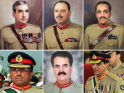 پاک فوج کے سربراہان قیام پاکستان سے اب تک