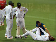 برسبین ٹیسٹ کے دوران فاسٹ بولر محمد عامر انجری کا شکار ہوگئے