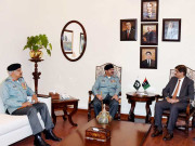 وزیراعلیٰ سندھ سے سبکدوش ہونے والے اور نئے ڈی جی رینجرز سندھ کی ملاقات