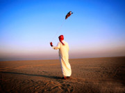 عرب امارات کے شہزادے تلور کا شکار کرنے کھپرو پہنچ گئے