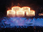 لندن اولمپکس کا رنگا رنگ افتتاح تقریب میں80ہزار افراد کی شرکت