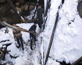 چترال بارش برفباری اور تودے گرنے سے تباہی